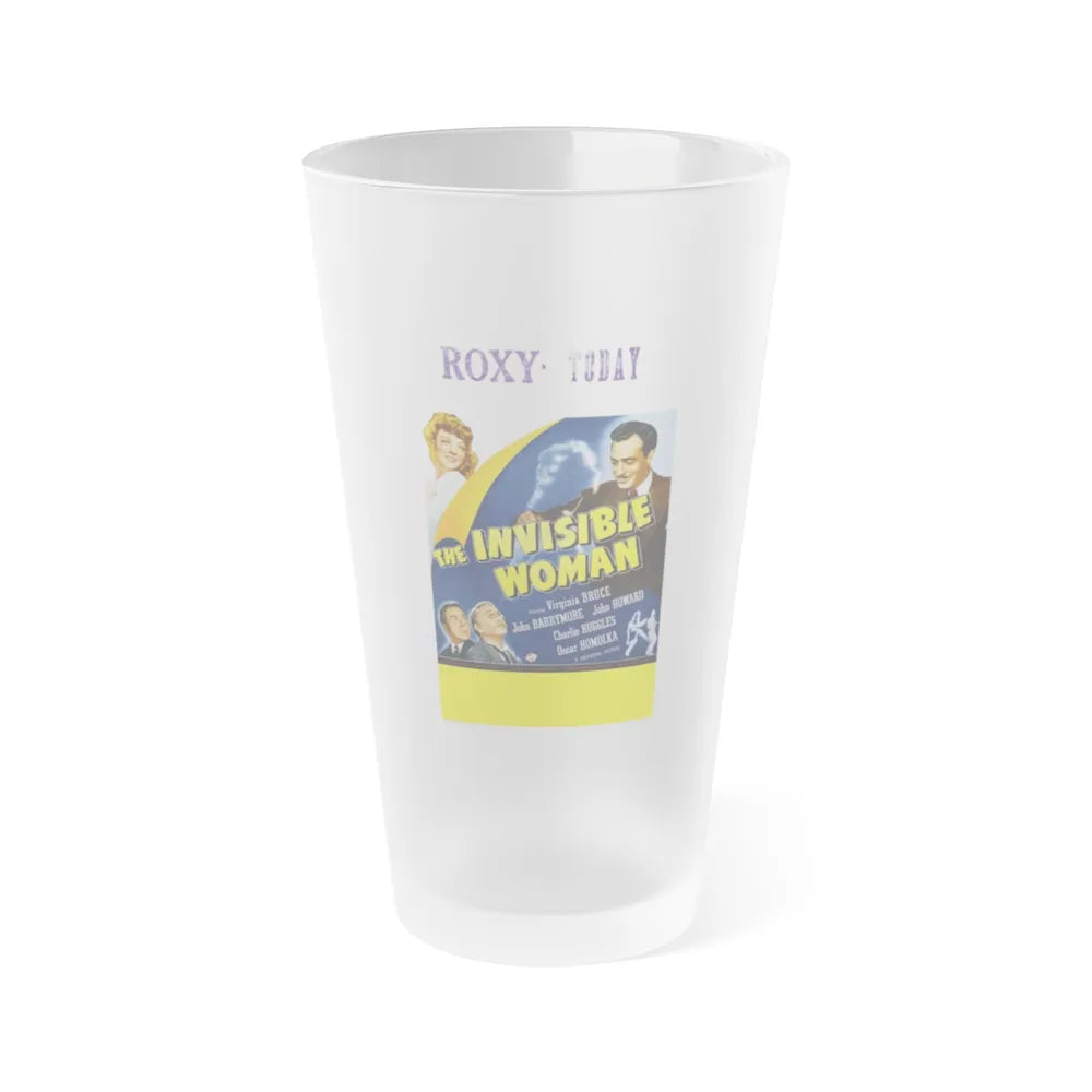 THE INVISIBLE WOMAN (2) 1940 Movie Poster - Frosted Pint Glass 16oz-16oz-Frosted-Go Mug Yourself