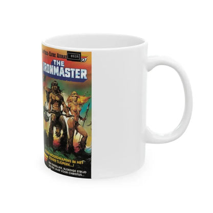 THE IRONMASTER SAM PASCO (VHS COVER) - White Coffee Mug - Go Mug Yourself