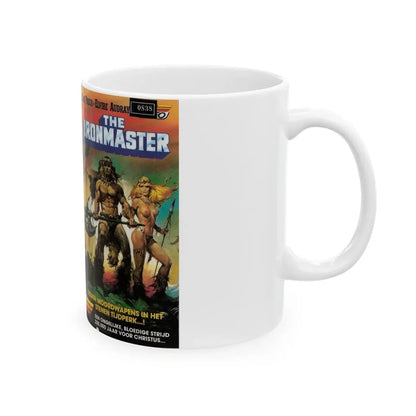 THE IRONMASTER (VHS COVER) - White Coffee Mug - Go Mug Yourself