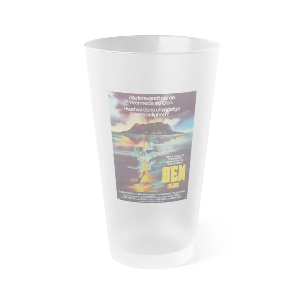 THE ISLAND (2) 1980 Movie Poster - Frosted Pint Glass 16oz-16oz-Frosted-Go Mug Yourself