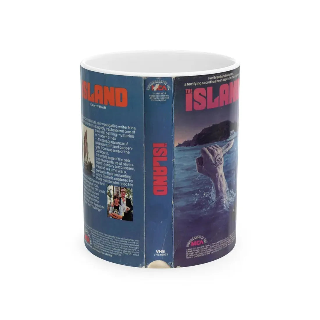 THE ISLAND (VHS COVER) - White Coffee Mug 11oz - Go Mug Yourself