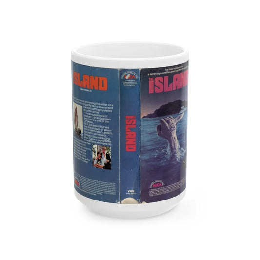 THE ISLAND (VHS COVER) - White Coffee Mug-15oz-Go Mug Yourself