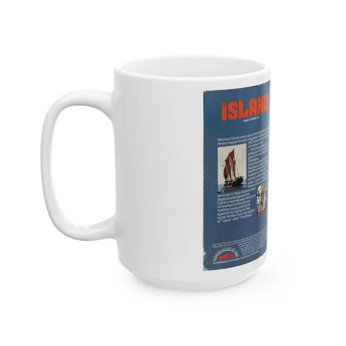 THE ISLAND (VHS COVER) - White Coffee Mug - Go Mug Yourself