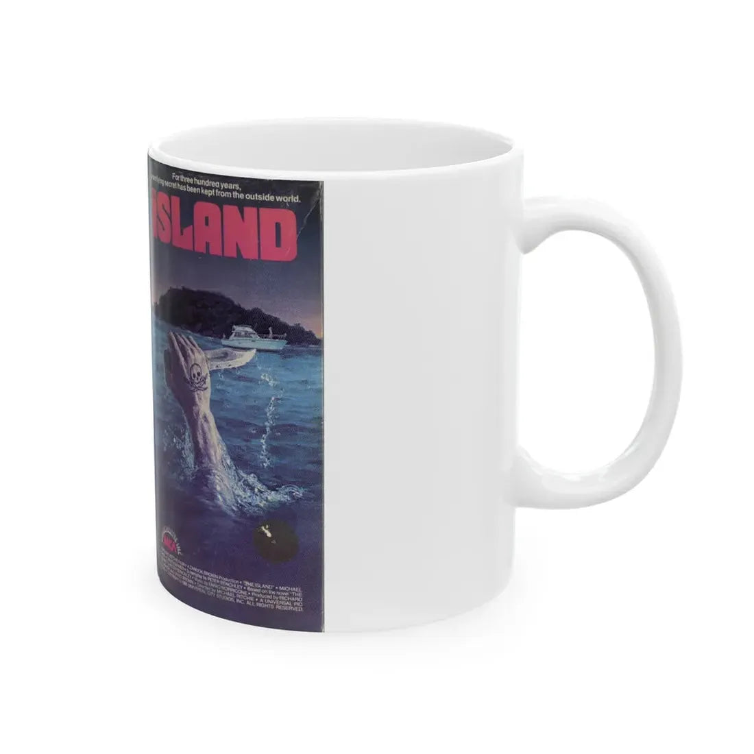 THE ISLAND (VHS COVER) - White Coffee Mug - Go Mug Yourself
