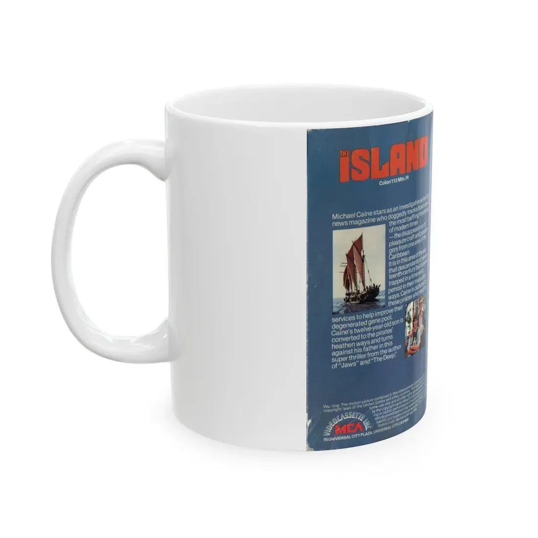 THE ISLAND (VHS COVER) - White Coffee Mug - Go Mug Yourself