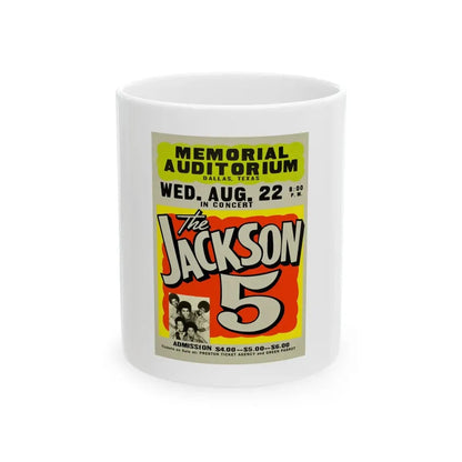 The Jackson 5 Poster (Music Poster) White Coffee Mug 11oz - Go Mug Yourself