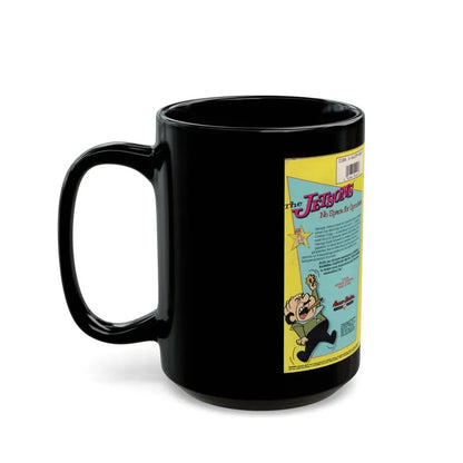 THE JETSONS NO SPACE FOR SPROCKETS (VHS COVER) - Black Coffee Mug - Go Mug Yourself