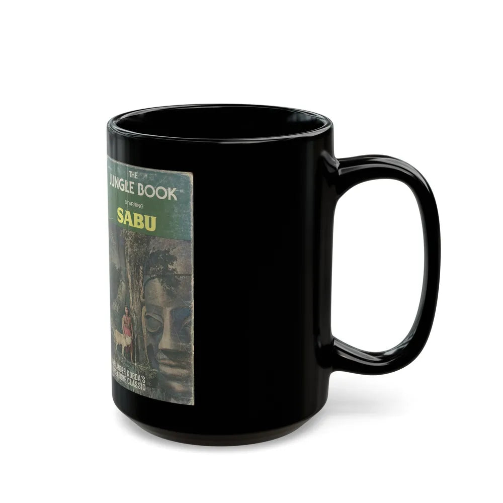 THE JUNGLE BOOK SABU (VHS COVER) - Black Coffee Mug-Go Mug Yourself