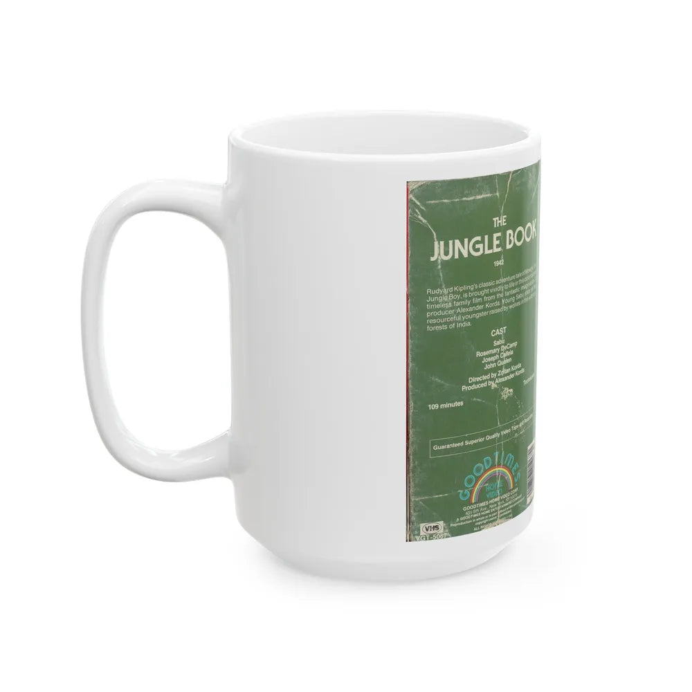 THE JUNGLE BOOK SABU (VHS COVER) - White Coffee Mug-Go Mug Yourself