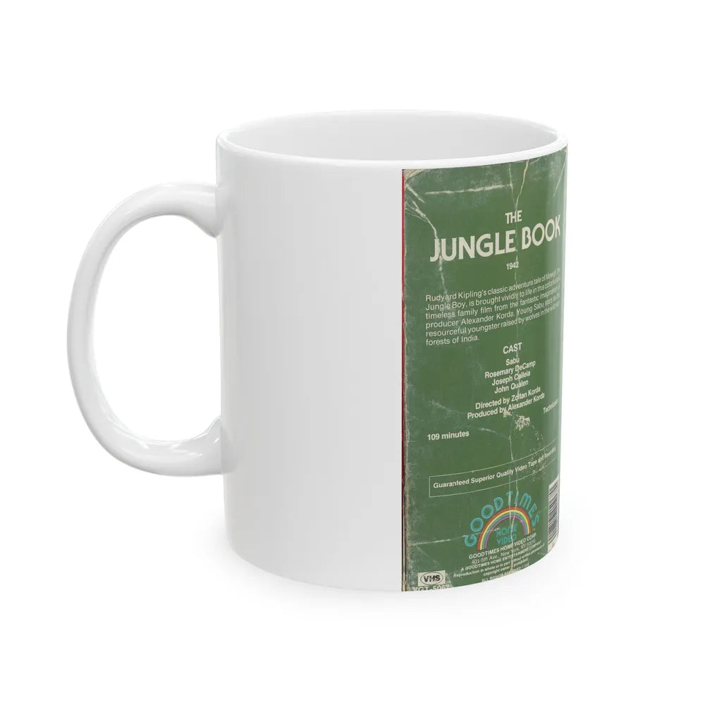 THE JUNGLE BOOK SABU (VHS COVER) - White Coffee Mug-Go Mug Yourself