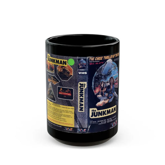 THE JUNKMAN (VHS COVER) - Black Coffee Mug-15oz-Go Mug Yourself