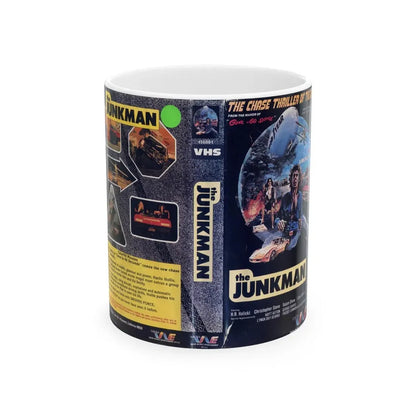 THE JUNKMAN (VHS COVER) - White Coffee Mug 11oz - Go Mug Yourself