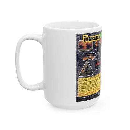 THE JUNKMAN (VHS COVER) - White Coffee Mug - Go Mug Yourself