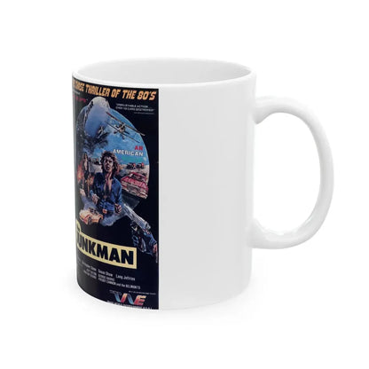 THE JUNKMAN (VHS COVER) - White Coffee Mug - Go Mug Yourself