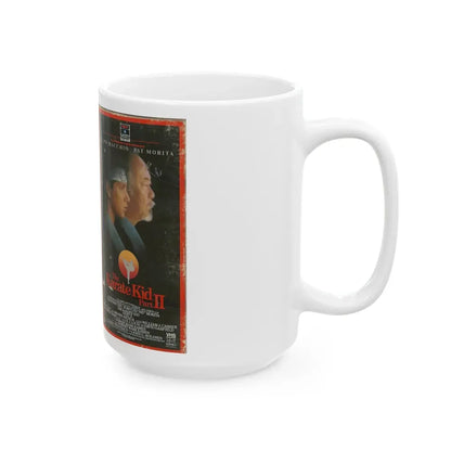 THE KARATE KID PART 2 (VHS COVER) - White Coffee Mug - Go Mug Yourself