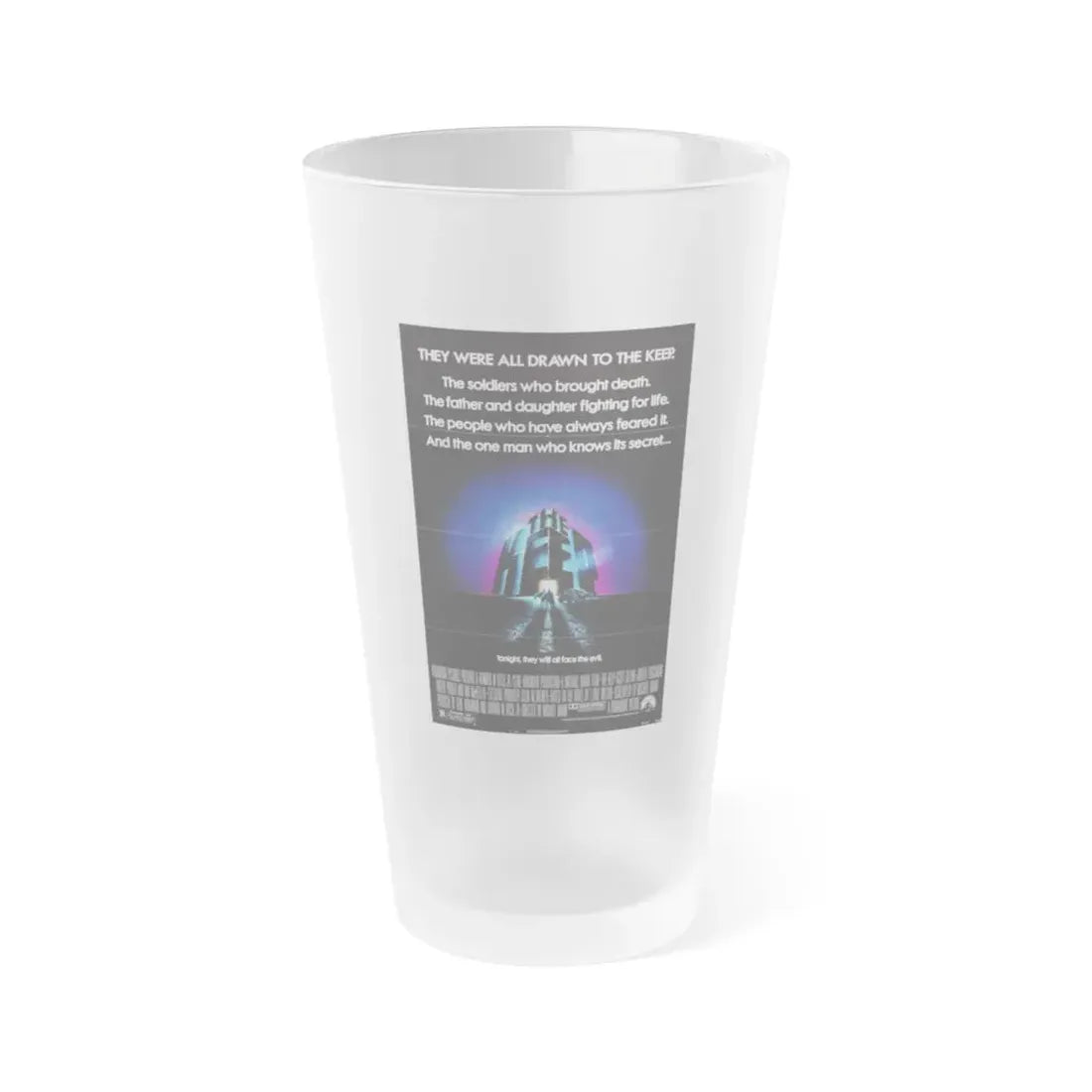 THE KEEP 1983 Movie Poster - Frosted Pint Glass 16oz 16oz Frosted - Go Mug Yourself