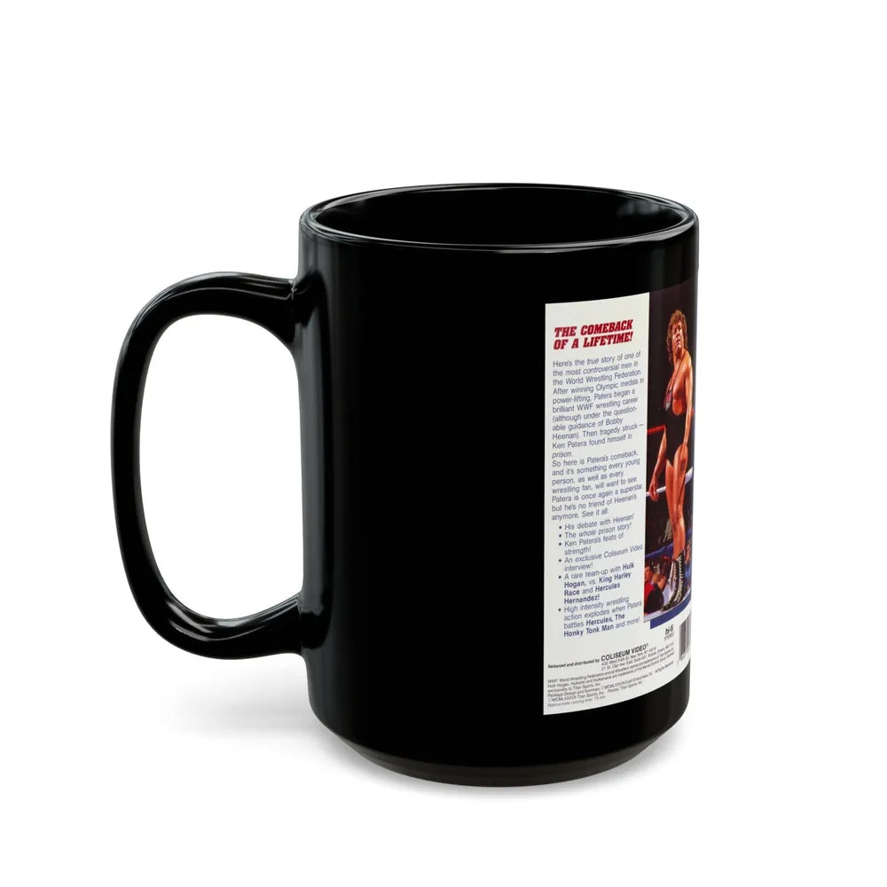 THE KEN PATERA STORY (VHS COVER) - Black Coffee Mug-Go Mug Yourself