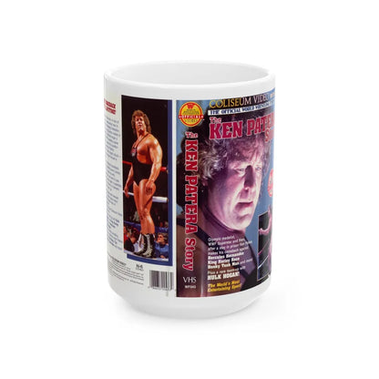 THE KEN PATERA STORY (VHS COVER) - White Coffee Mug-15oz-Go Mug Yourself