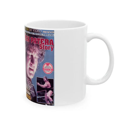 THE KEN PATERA STORY (VHS COVER) - White Coffee Mug - Go Mug Yourself