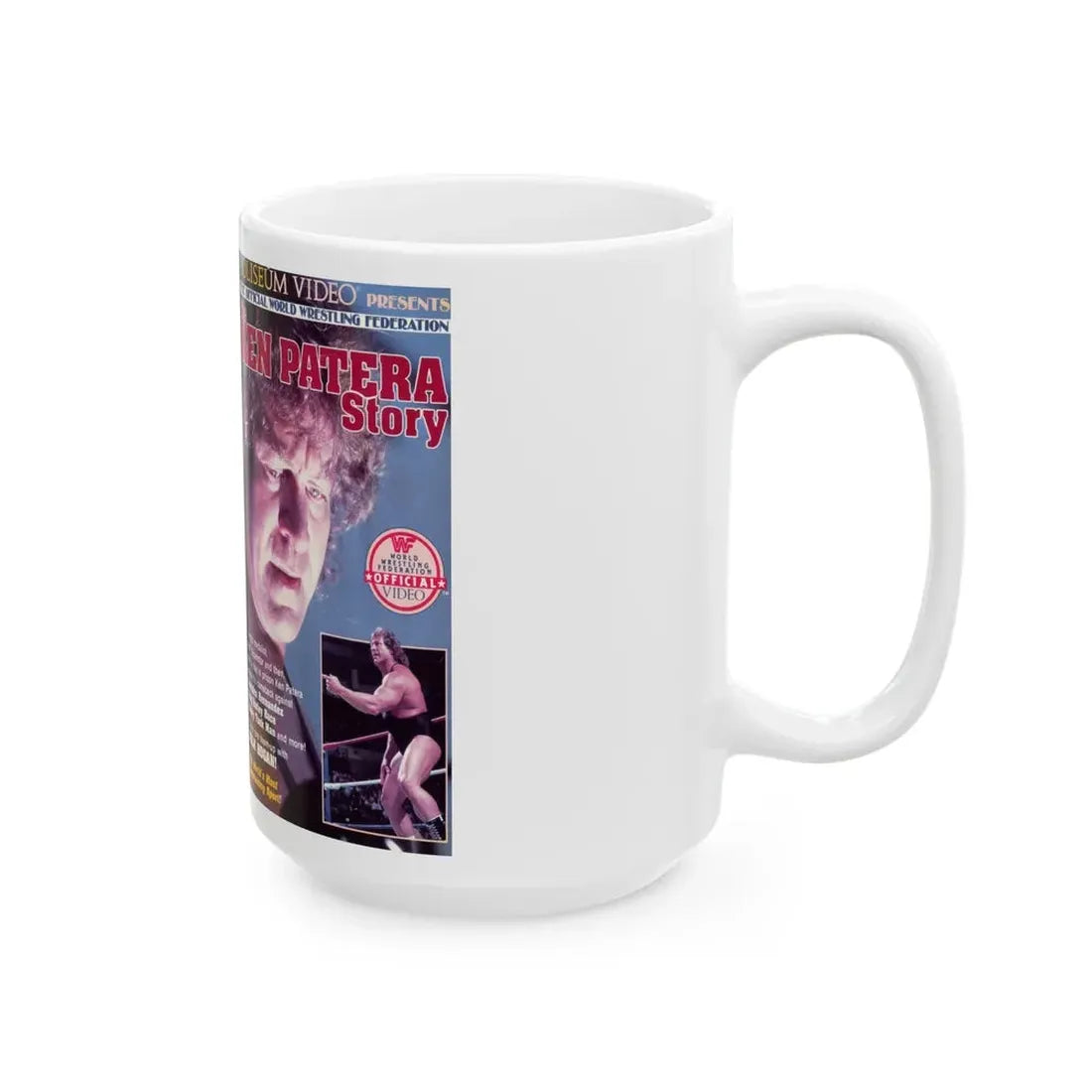 THE KEN PATERA STORY (VHS COVER) - White Coffee Mug - Go Mug Yourself