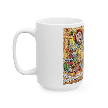 THE KENNY EVERETT NAUGHTY JOKE BOX (VHS COVER) - White Coffee Mug - Go Mug Yourself