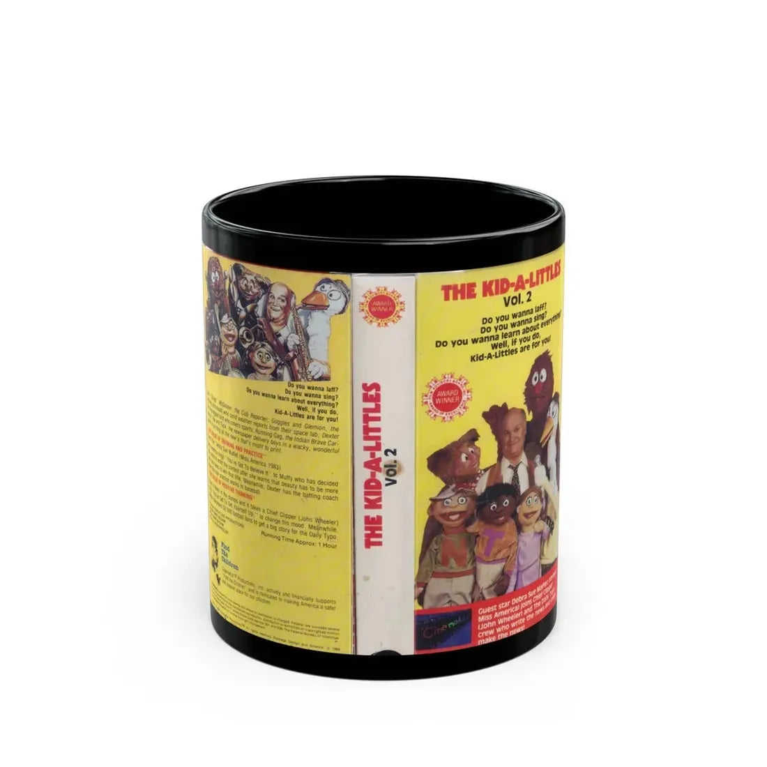 THE KID A LITTLES VOLUME 2 (VHS COVER) - Black Coffee Mug 11oz - Go Mug Yourself