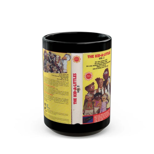 THE KID A LITTLES VOLUME 2 (VHS COVER) - Black Coffee Mug-15oz-Go Mug Yourself