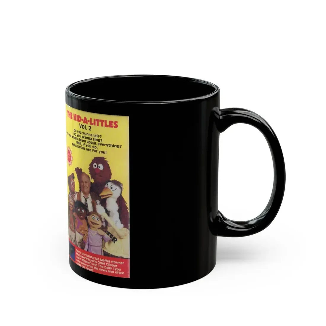 THE KID A LITTLES VOLUME 2 (VHS COVER) - Black Coffee Mug - Go Mug Yourself