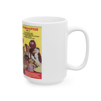 THE KID A LITTLES VOLUME 2 (VHS COVER) - White Coffee Mug-Go Mug Yourself