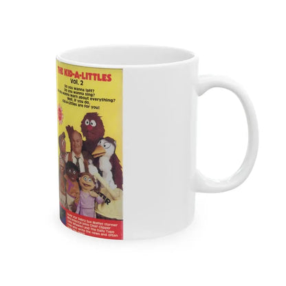 THE KID A LITTLES VOLUME 2 (VHS COVER) - White Coffee Mug - Go Mug Yourself