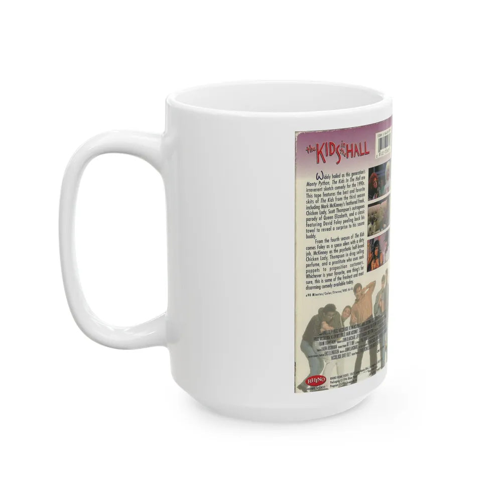 THE KIDS IN THE HALL FOUR OUTRAGEOUS EPISODES (VHS COVER) - White Coffee Mug-Go Mug Yourself