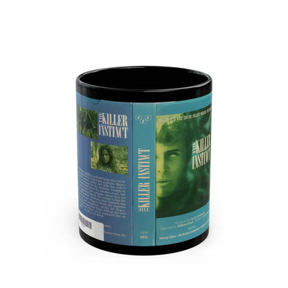 THE KILLER INSTINCT (VHS COVER) - Black Coffee Mug-11oz-Go Mug Yourself