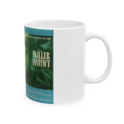 THE KILLER INSTINCT (VHS COVER) - White Coffee Mug - Go Mug Yourself