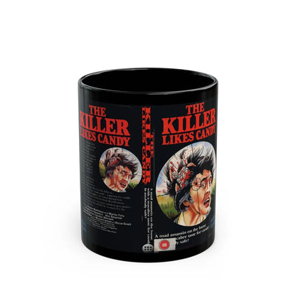 THE KILLER LIKES CANDY (VHS COVER) - Black Coffee Mug-11oz-Go Mug Yourself