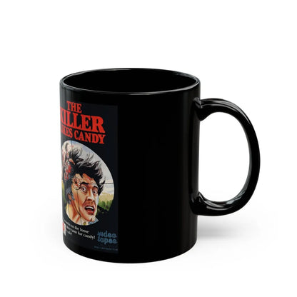 THE KILLER LIKES CANDY (VHS COVER) - Black Coffee Mug-Go Mug Yourself