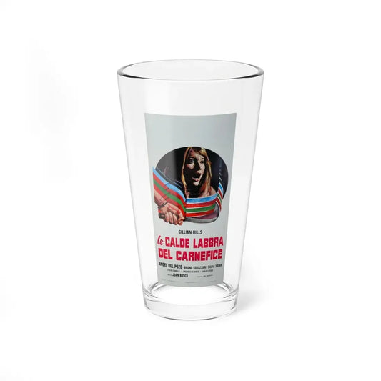 THE KILLER WORE GLOVES 1974 Movie Poster - Pint Glass 16oz 16oz - Go Mug Yourself