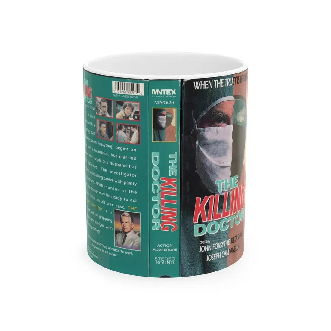 THE KILLING DOCTOR (VHS COVER) - White Coffee Mug 11oz - Go Mug Yourself