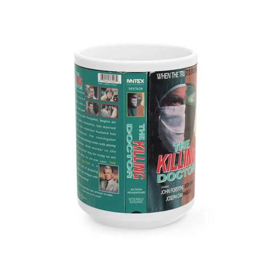 THE KILLING DOCTOR (VHS COVER) - White Coffee Mug-15oz-Go Mug Yourself