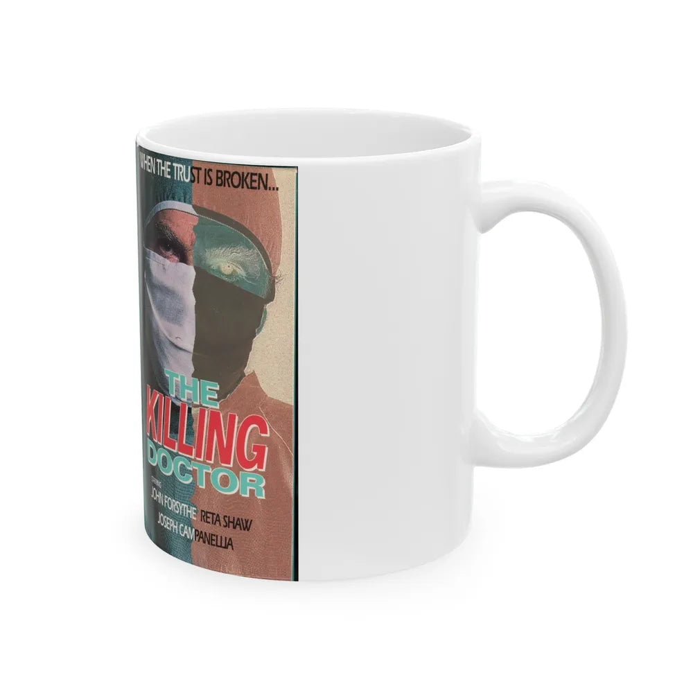 THE KILLING DOCTOR (VHS COVER) - White Coffee Mug-Go Mug Yourself