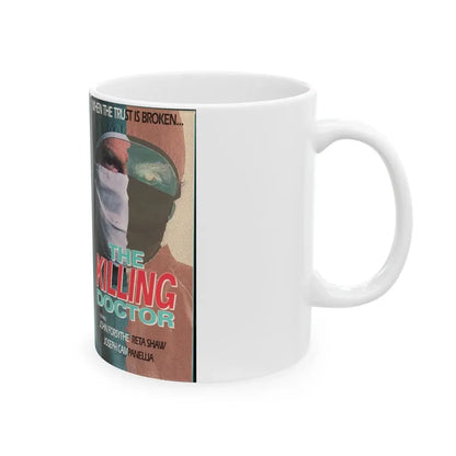 THE KILLING DOCTOR (VHS COVER) - White Coffee Mug - Go Mug Yourself