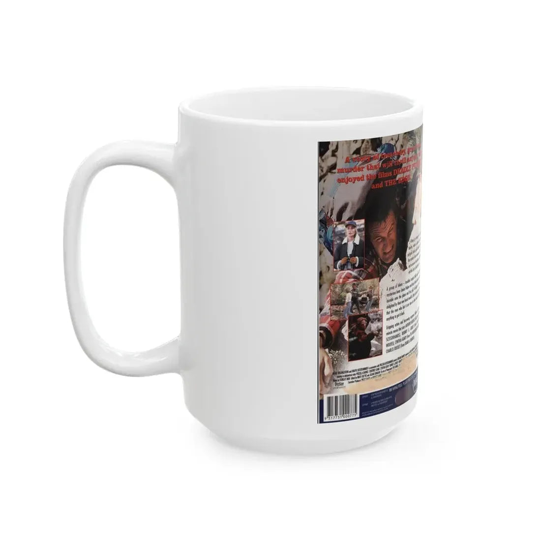 THE KILLING GROUNDS (VHS COVER) - White Coffee Mug - Go Mug Yourself