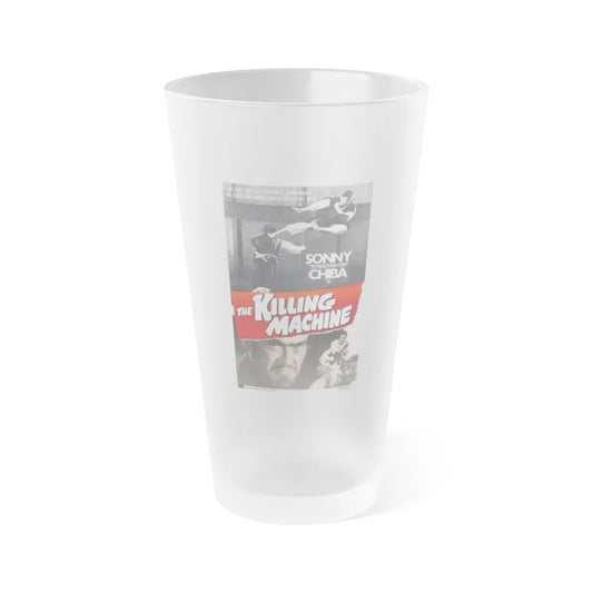 THE KILLING MACHINE 1975 Movie Poster - Frosted Pint Glass 16oz-16oz-Frosted-Go Mug Yourself