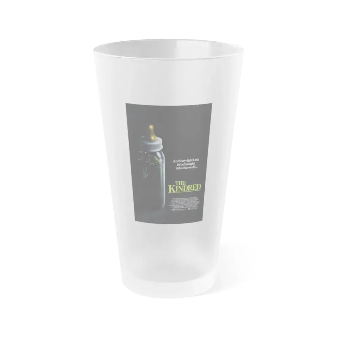 THE KINDRED 1987 Movie Poster - Frosted Pint Glass 16oz 16oz Frosted - Go Mug Yourself