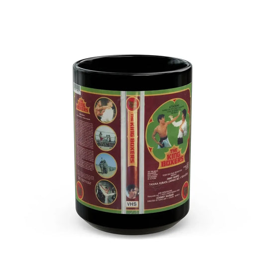 THE KING BOXERS (VHS COVER) - Black Coffee Mug 15oz - Go Mug Yourself
