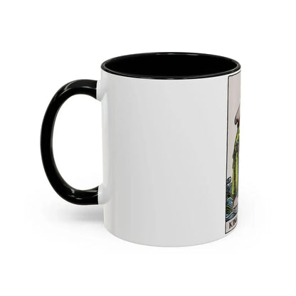 The King of Cups (Tarot Card) Accent Coffee Mug - Go Mug Yourself