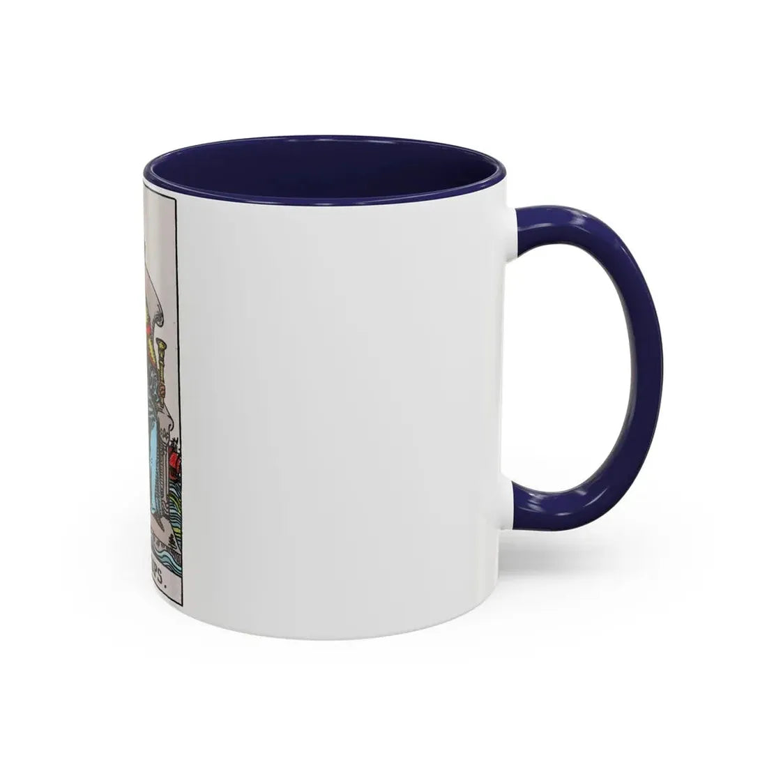The King of Cups (Tarot Card) Accent Coffee Mug - Go Mug Yourself