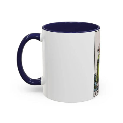 The King of Cups (Tarot Card) Accent Coffee Mug - Go Mug Yourself