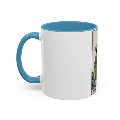 The King of Cups (Tarot Card) Accent Coffee Mug - Go Mug Yourself