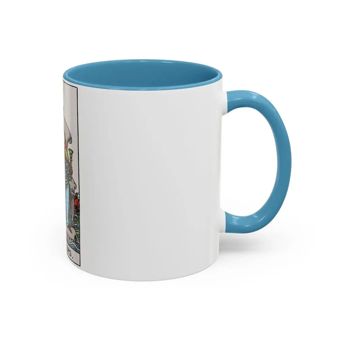 The King of Cups (Tarot Card) Accent Coffee Mug - Go Mug Yourself