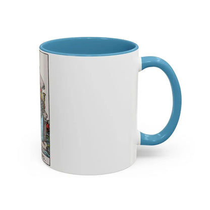 The King of Cups (Tarot Card) Accent Coffee Mug - Go Mug Yourself